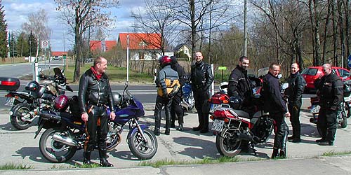 Zwischenstop an der Stadtgrenze von Berlin