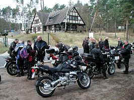 Pause bei der Osterausfahrt 2003 am Werbellinsee