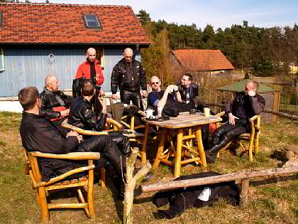 Cafterasse der Strauenfarm